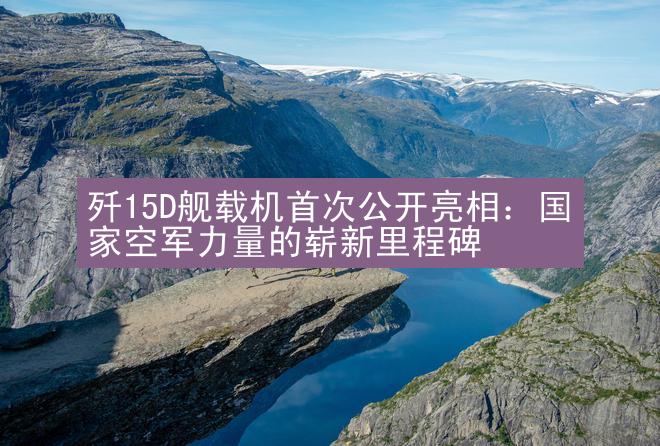 歼15D舰载机首次公开亮相：国家空军力量的崭新里程碑