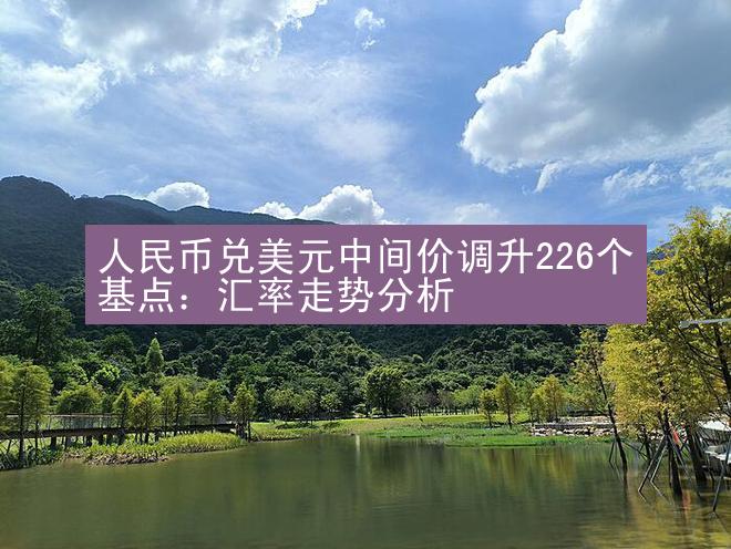 人民币兑美元中间价调升226个基点：汇率走势分析